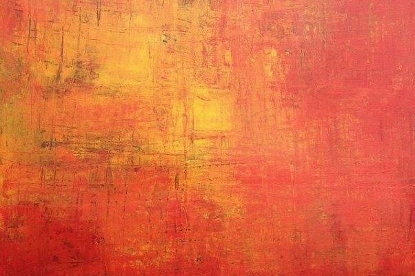 Ohne Rot geht nix 100x80